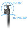 Pedestal Mount 202014 Standard Duty Sockelhalterung