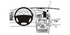 ProClip Fahrzeughalter 213404 - Taxameter - Volvo V70 N 00-08, Volvo XC70 00-07