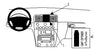 ProClip Fahrzeughalter 213414 - Taxameter - Volvo S40 01-03, Volvo V40 01-03