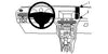 ProClip Fahrzeughalter 213443 - Extra starke Montageplattform. - Opel Astra 04-09