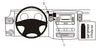 ProClip Fahrzeughalter 213456 - Mittelbefestigung, extra starke Montageplattform. NICHT für Modelle mit einer Handschuhfachklappe über dem Radio. - Volkswagen Crafter 07-16, Mercedes Benz Sprinter 07-18