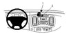 ProClip Fahrzeughalter 213461 - Mittelbefestigung, extra starke Montageplattform.- NUR für Fahrzeuge mit Doppel-DIN-Stereo - Renault Trafic 02-10, Nissan Primastar 02-10, Opel Vivaro 02-10