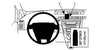 ProClip Fahrzeughalter 213470 - Mittelbefestigung, extra starke Montageplattform. - Toyota Prius 10-16