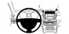 ProClip Fahrzeughalter 213471 - Mittelbefestigung, extra starke Montageplattform - Peugeot 508 11-18