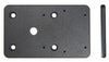 Montageplatte 215395 Erweiterung-Platte, 80x50x5mm. Mit vorgebohrten AMPS Löchern.
