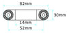 Pedestal Mount 215515 Einzelteil für Sockelhalterungen