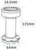 Pedestal Mount 215572 Sockelhalterung für Kabeleinführung