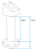 Pedestal Mount 215819 Sockelhalterung