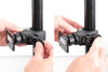 Pedestal Mount 216254 Rohr-Befestigung mit Montageplatte