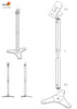 Pedestal Mount 216263 Boden Stand