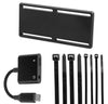 Zubehör - 216478 - USB-C-Splitter zum Laden (60W PD) und 3.5-mm-Audio, mit Kabelhalterung und Kabelbinder