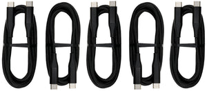 Zubehör 217151 - 5 Stück Typ-C - Typ-C Kabel für 300W Stromversorgung 1,5m Länge