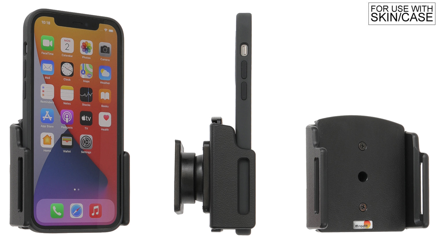 Gerätehalter 511698 - für Smartphones - Apple iPhone 16 Plus, Apple iPhone 16 Pro Max, Apple iPhone Xs und weitere