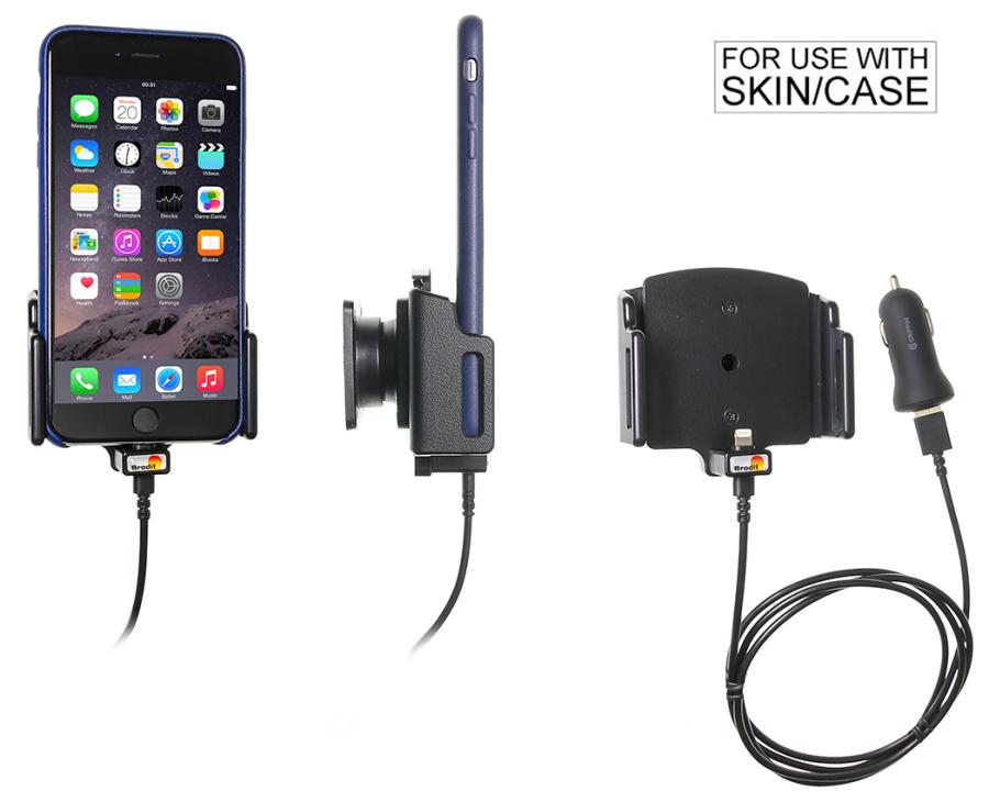 Gerätehalter 521667 mit Ladefunktion - für Smartphones - Apple iPhone XR, Apple iPhone 8 Plus, Apple iPhone X und weitere