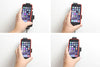 Gerätehalter 527662 mit Ladefunktion - für Smartphones - Apple iPhone SE 2nd Gen 2020, Apple iPhone 8, Apple iPhone 6S und weitere