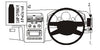 ProClip Fahrzeughalter für Rechtslenker 603268 - Rechtsbefestigung - Volkswagen Touran 03-15