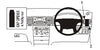 ProClip Fahrzeughalter für Rechtslenker 603803 - Rechtsbefestigung - Toyota Corolla 02-07