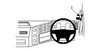 ProClip Fahrzeughalter für Rechtslenker 603987 - Rechtsbefestigung - Volvo FL 07-25, Volvo FE 07-25, Volvo FE/FL 07-25