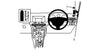 ProClip Fahrzeughalter für Rechtslenker 604064 - Rechtsbefestigung, hoch- NICHT für GTC-Modell - Vauxhall Astra 04-09, Holden Astra 04-09, Opel Astra 04-09