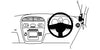 ProClip Fahrzeughalter für Rechtslenker 604273 - Rechtsbefestigung - Seat Toledo 04-09, Seat Altea 04-14