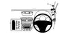 ProClip Fahrzeughalter für Rechtslenker 604284 - Rechtsbefestigung- NICHT für Cabriolet - Renault Fluence 10-15, Renault Mégane III 09-16