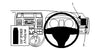 ProClip Fahrzeughalter für Rechtslenker 604433 - Rechtsbefestigung- NUR für Modelle mit Staufach unterhalb der Lüftungsschlitze. - Volkswagen Caravelle 10-15, Volkswagen T5 Transporter/Pickup 10-15