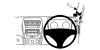 ProClip Fahrzeughalter für Rechtslenker 604529 - Rechtsbefestigung - Citroen C4 Aircross 13-18, Mitsubishi ASX 10-19, Peugeot 4008 13-15