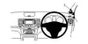 ProClip Fahrzeughalter für Rechtslenker 604564 - Rechtsbefestigung - Volkswagen Sharan 11-22, Seat Alhambra 11-19