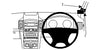 ProClip Fahrzeughalter für Rechtslenker 604679 - Rechtsbefestigung - Chevrolet Captiva 12-14, Holden Captiva 12-16