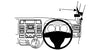 ProClip Fahrzeughalter für Rechtslenker 604736 - Rechtsbefestigung, hoch- NICHT für Modelle mit A-Säulen-Griff - Volkswagen Caravelle 10-15, Volkswagen T5 Transporter/Pickup 10-15