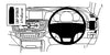 ProClip Fahrzeughalter für Rechtslenker 604821 - Rechtsbefestigung - Honda Accord Coupé 13-14, Honda Accord 13-14