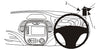 ProClip Fahrzeughalter für Rechtslenker 604943 - Rechtsbefestigung - Renault Captur 14-19