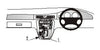 ProClip Fahrzeughalter für Rechtslenker 632516 - Konsolenbefestigung - Jaguar XJR 98-02, Jaguar XJ8 98-02, Jaguar XJ6 98-02