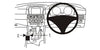 ProClip Fahrzeughalter für Rechtslenker 633379 - Konsolenbefestigung - BMW 5-series M5 E60, E61 04-10