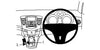 ProClip Fahrzeughalter für Rechtslenker 634350 - Konsolenbefestigung - Chevrolet Cruze 09-14, Holden Cruze 09-15