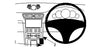 ProClip Fahrzeughalter für Rechtslenker 634773 - Konsolenbefestigung- NUR für Automatikgetriebe - Porsche Boxster (Type 981) 12-20, Porsche Cayman (Type 981) 12-21, Porsche 911 12-16