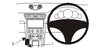 ProClip Fahrzeughalter für Rechtslenker 634878 - Konsolenbefestigung - Porsche Boxster (Type 981) 12-20, Porsche Cayman (Type 981) 12-21, Porsche 911 (Type 991) 12-19