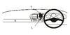 ProClip Fahrzeughalter für Rechtslenker 651580 - Mittelbefestigung - Porsche 944 86-90, Porsche 968 91-06