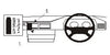 ProClip Fahrzeughalter für Rechtslenker 652017 - Winkelbefestigung - Mercedes Benz 124 (200-500E) 86-94
