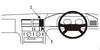ProClip Fahrzeughalter für Rechtslenker 652025 - Mittelbefestigung - Mercedes Benz C-Klasse (180-320) 93-99