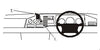 ProClip Fahrzeughalter für Rechtslenker 652186 - Mittelbefestigung - Mercedes Benz Sprinter 95-99, Volkswagen LT28/LT31/LT35/LT46 97-05