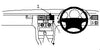 ProClip Fahrzeughalter für Rechtslenker 652198 - Mittelbefestigung - Mercedes Benz E-Klasse, Limo 95-01, Mercedes Benz E-Klasse und weitere