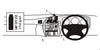 ProClip Fahrzeughalter für Rechtslenker 652502 - Mittelbefestigung hoch- NICHT für Holzmaserungsplatten/Kevlar-Look - Saab 9-5 98-05