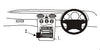 ProClip Fahrzeughalter für Rechtslenker 652511 - Winkelbefestigung - Mercedes Benz A-Klasse 98-00