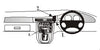 ProClip Fahrzeughalter für Rechtslenker 652515 - Mittelbefestigung - Jaguar XJ6 98-02, Jaguar XJ8 98-02, Jaguar XJR 98-02