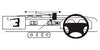 ProClip Fahrzeughalter für Rechtslenker 652583 - Mittelbefestigung - Land Rover Defender 83-06