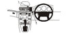 ProClip Fahrzeughalter für Rechtslenker 652620 - Mittelbefestigung - Volvo S80 99-06