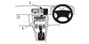 ProClip Fahrzeughalter für Rechtslenker 652668 - Mittelbefestigung- NUR für Ambiente 01-04, Elegance 01-04, GLX 99-00, RS 03-04, SLX 99-00, Tour 99-06 - Skoda Octavia I 99-06