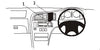 ProClip Fahrzeughalter für Rechtslenker 652691 - Mittelbefestigung - Subaru Liberty 99-02, Subaru Outback 99-02, Subaru Legacy 99-03