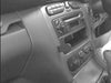 ProClip Fahrzeughalter für Rechtslenker 652812 - Winkelbefestigung - Mercedes Benz C-Klasse (180-320) 00-04½
